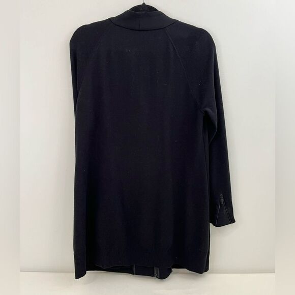 CAbi 3351 Black Tailor Ponte Knit Soft Shell Zipper Coat Jacket Size Medium - Picture 11 of 11